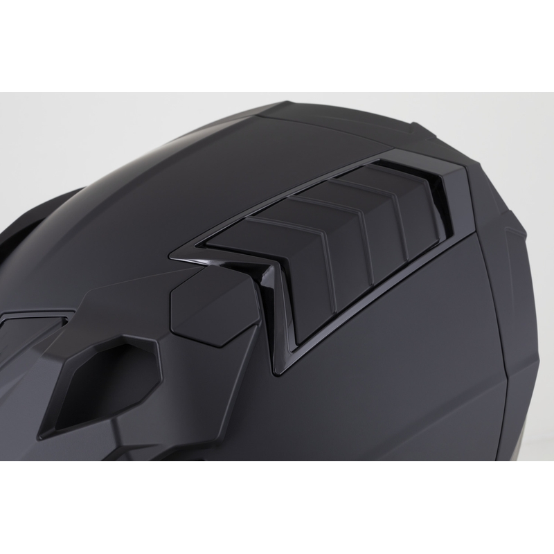 Casco de moto enduro ZED XD1 negro mate-rojo