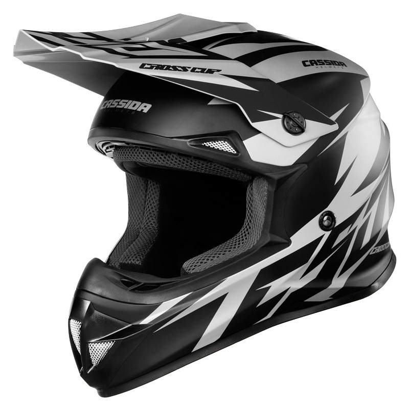 Casco de motocross Cassida Cross Cup Two negro-gris