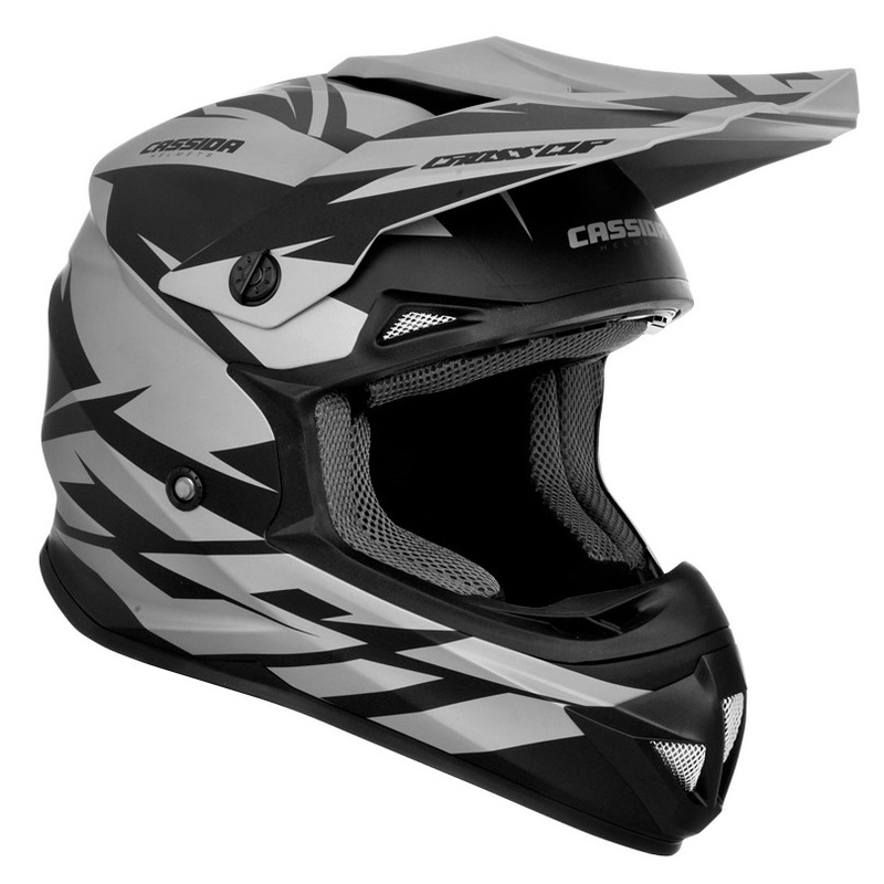 Casco de motocross Cassida Cross Cup Two negro-gris