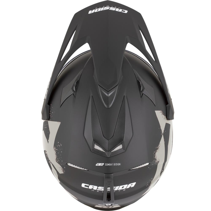 Casco de moto enduro Cassida Tour 2.0 Crew negro mate-arena