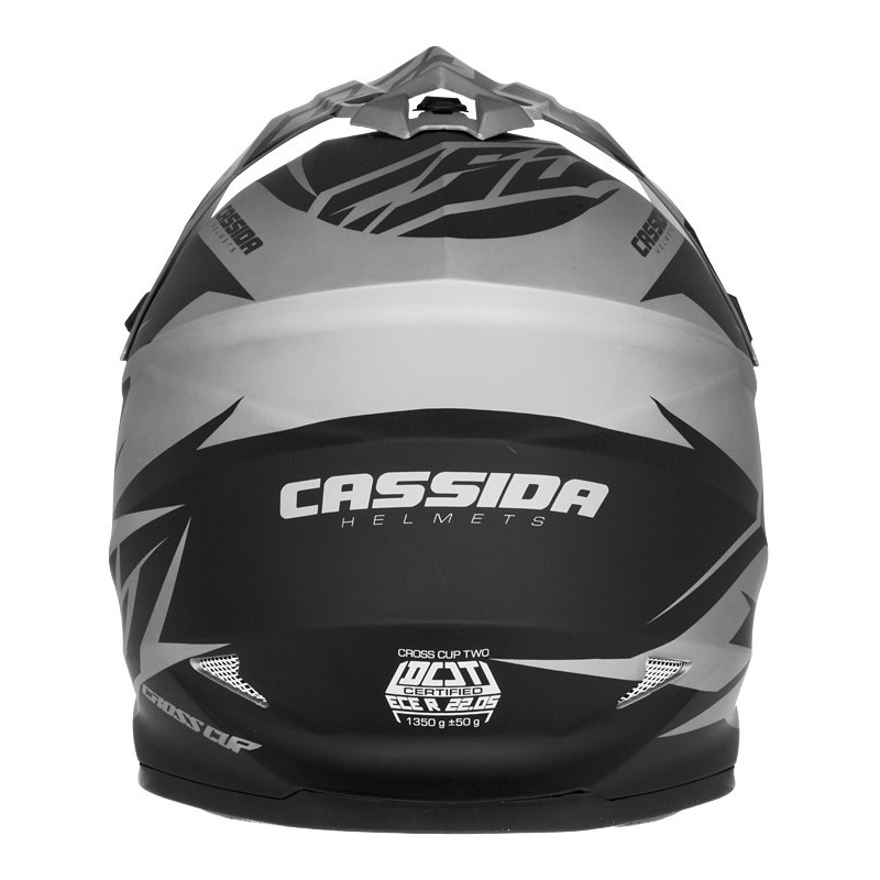 Casco de motocross Cassida Cross Cup Two negro-gris