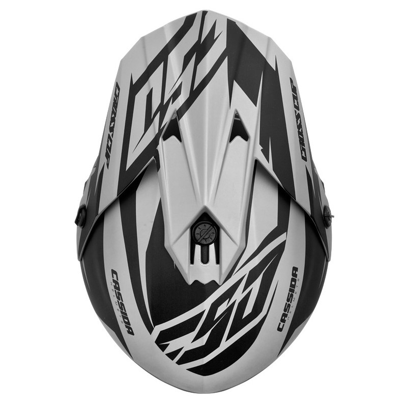 Casco de motocross Cassida Cross Cup Two negro-gris