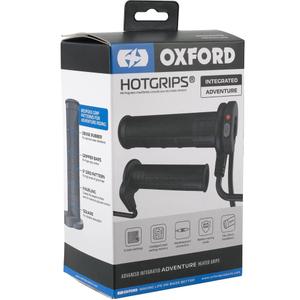 Puños calefactables Oxford HotGrips Advanced Integrated Adventure negros