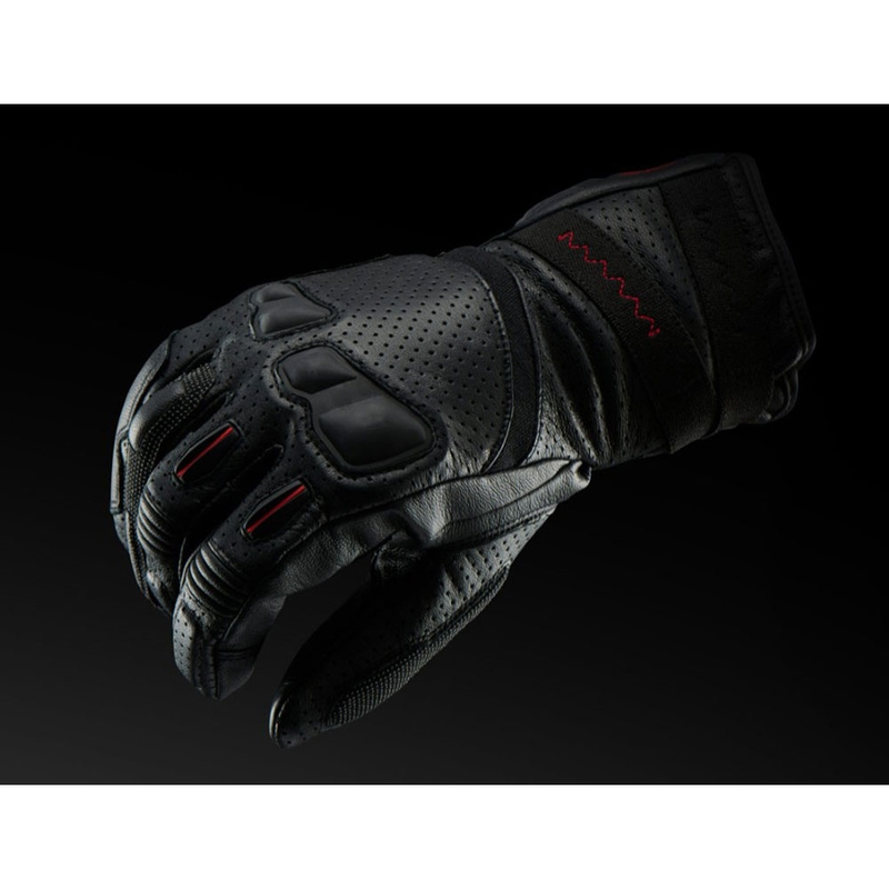 Guantes de moto Furygan LR Nomad ventilados, color negro.