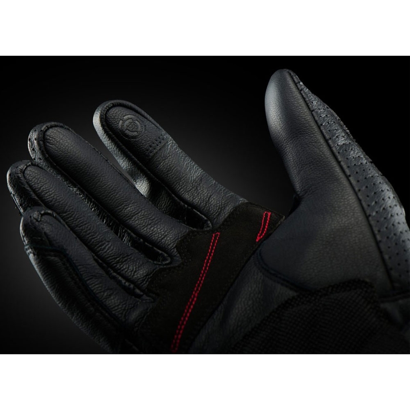 Guantes de moto Furygan LR Nomad ventilados, color negro.