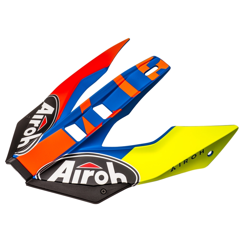 Visera para cascos de moto Airoh Twist 2.0 Lift cian mate