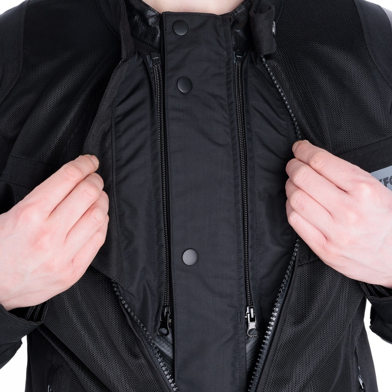 Chaqueta de moto Oxford Dakar Air negra