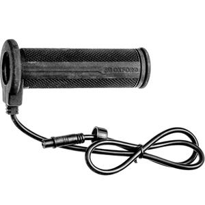 Empuñadura derecha de repuesto para puños calefactables Oxford Hotgrips PRO Touring, color negro.