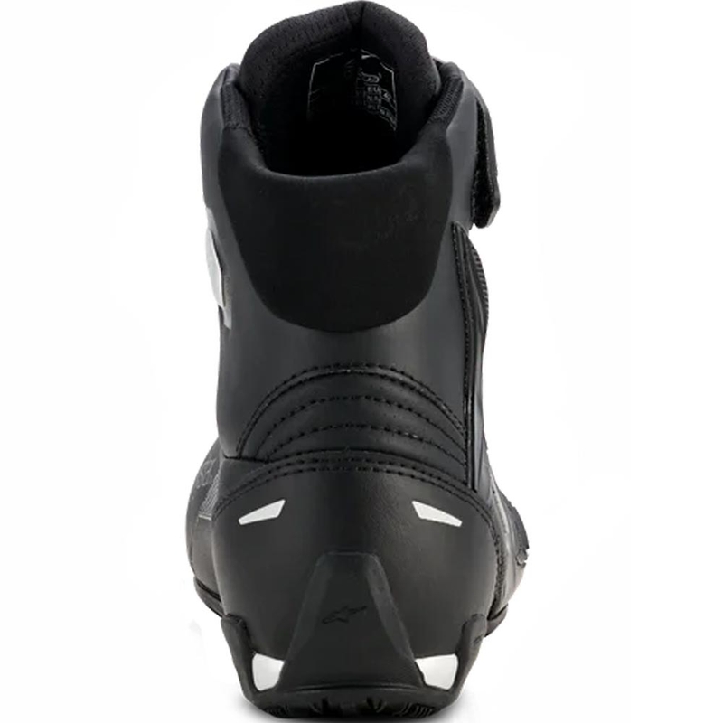 Botas de moto Alpinestars Stella Faster-4 Drystar para mujer, color negro y plata.