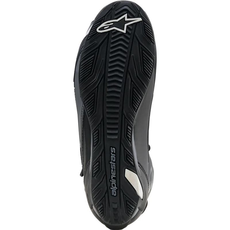 Botas de moto Alpinestars Faster-4 Drystar negras-gris oscuro-blancas