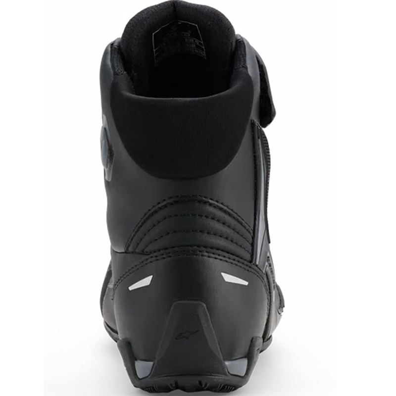 Botas de moto Alpinestars Faster-4 Drystar, color negro-gris oscuro.