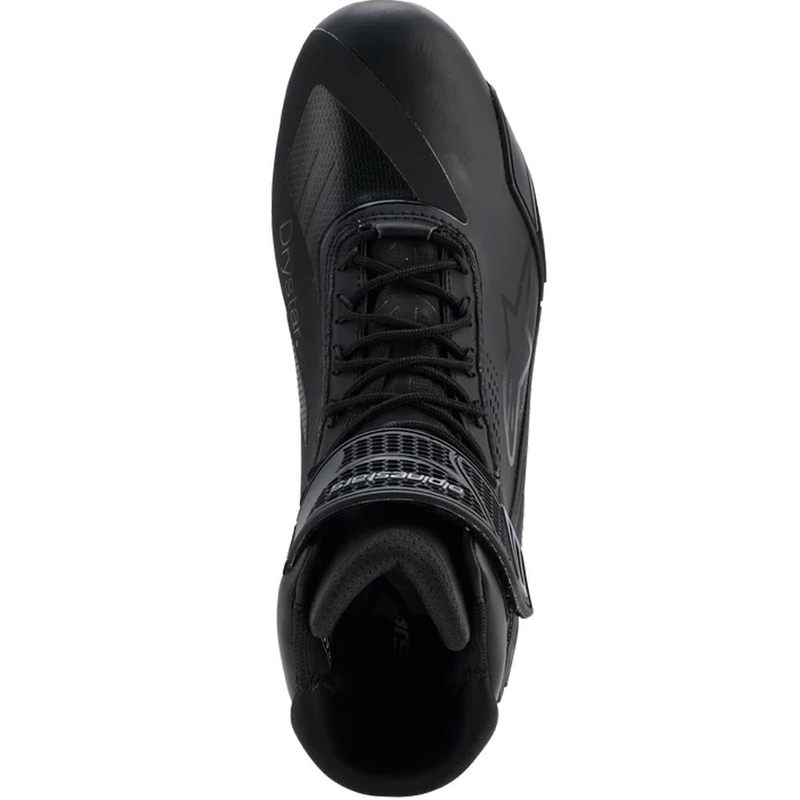 Botas de moto Alpinestars Faster-4 Drystar, color negro-gris oscuro.