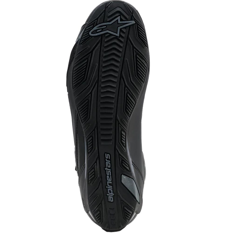 Botas de moto Alpinestars Faster-4 Drystar, color negro-gris oscuro.