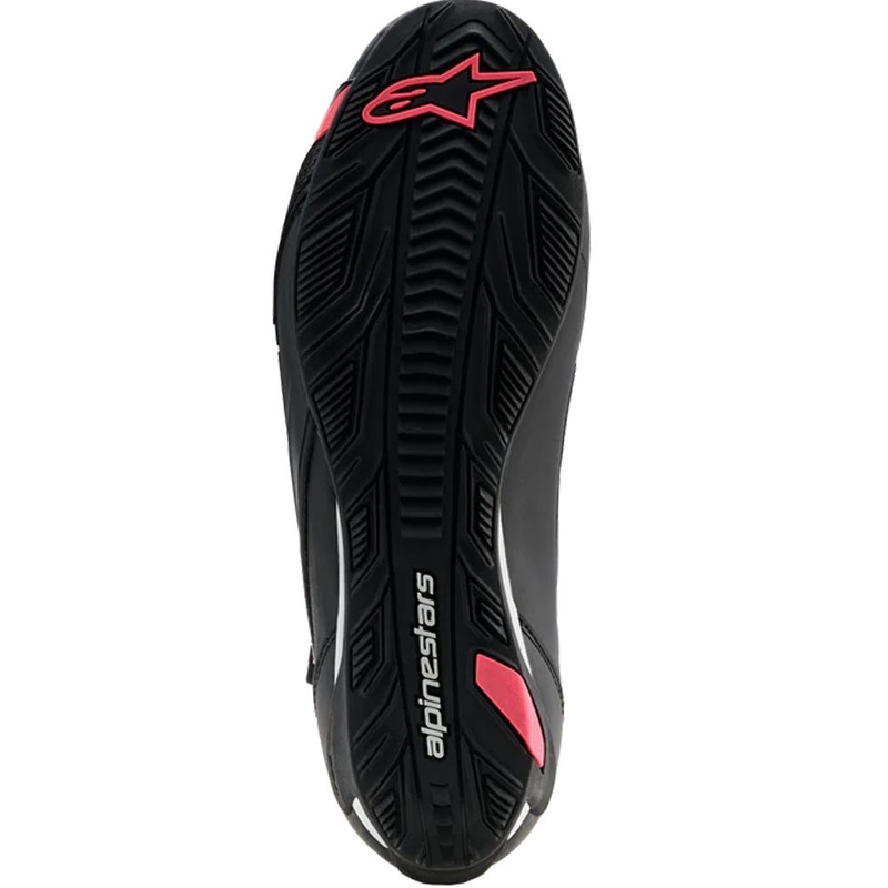 Botas de moto Alpinestars Stella Faster-4 Drystar para mujer, color negro, gris y rojo.