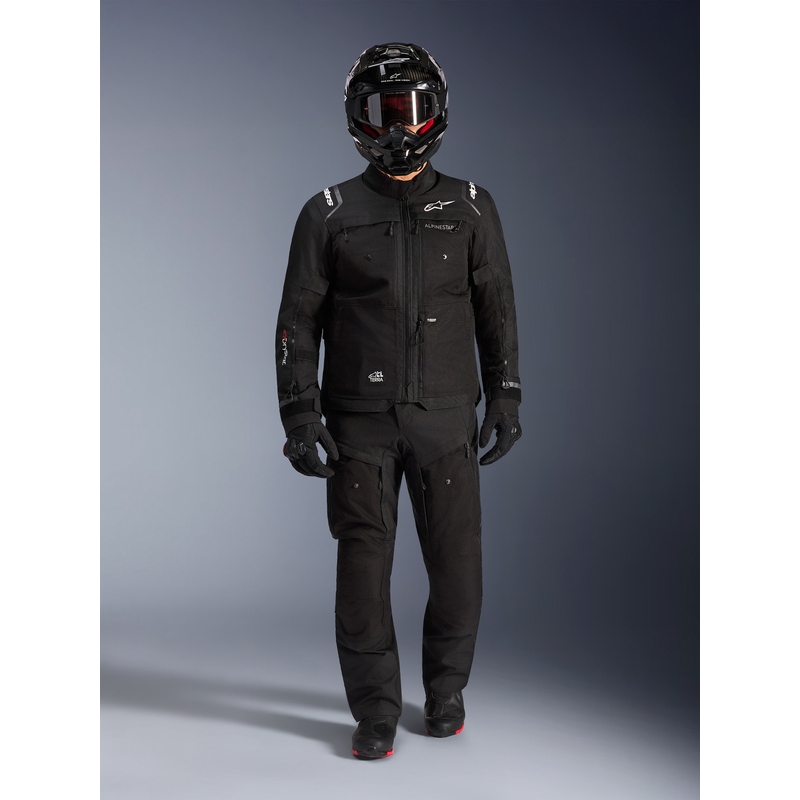 Chaqueta de moto Alpinestars Cusco Drystar negra