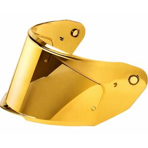Visera para cascos de moto Cassida Integral GT 2.0/2.1, GTS 2.1 con preparación para Pinlock REVO espejo dorado