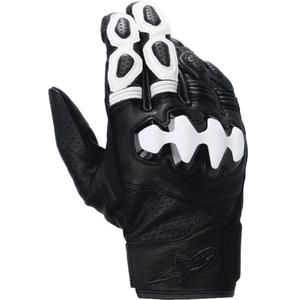 Guantes de moto Alpinestars Celer 3, color negro y blanco.