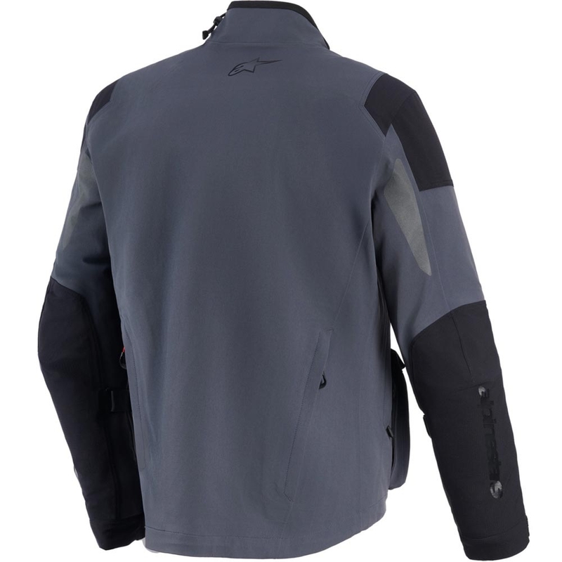 Chaqueta de moto Alpinestars Maxdura Drystar XF gris oscuro-negro
