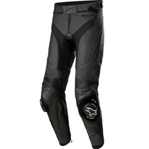 Pantalones de moto de cuero Alpinestars Missile 3 Airflow negros