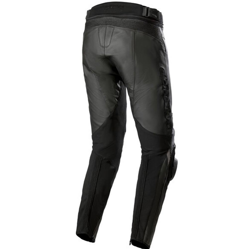 Pantalones de moto de cuero Alpinestars Missile 3 negros