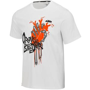 Camiseta KTM Orange Bleeder blanca