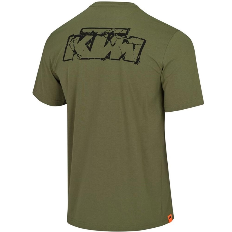 Camiseta con el logotipo de KTM en color caqui