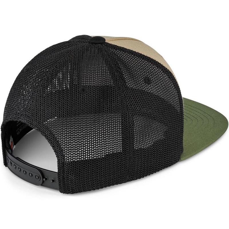 Gorra de camionero con el logotipo de KTM en negro, beige y caqui