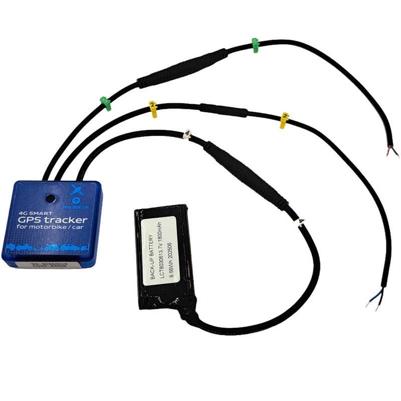 Localizador GPS y alarma para motocicleta con la aplicación BIKEANGEL MOTO - Europe Extra
