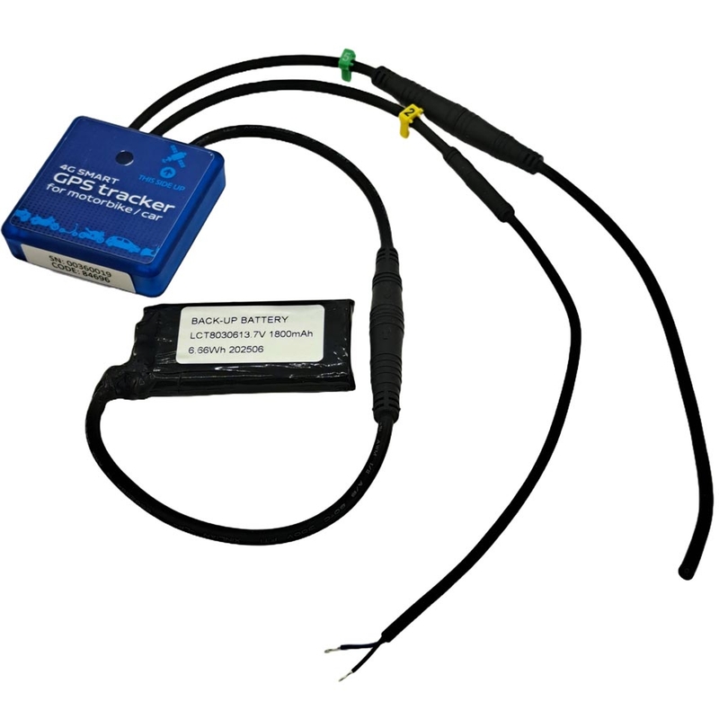 Localizador GPS y alarma para motocicleta con la aplicación BIKEANGEL MOTO - Europe Extra