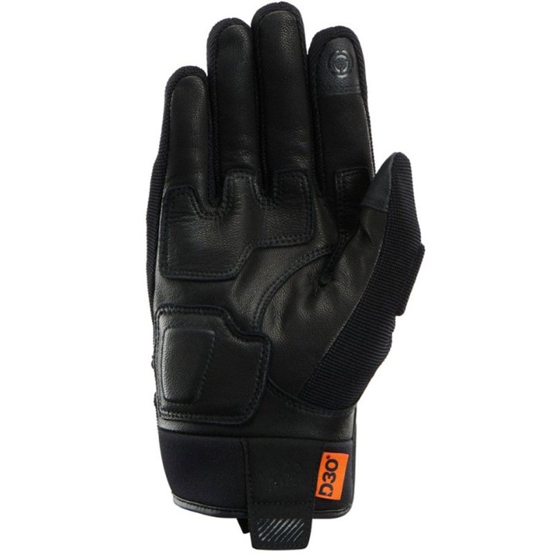 Guantes de moto Furygan Jet D3O Evo, color negro-verde