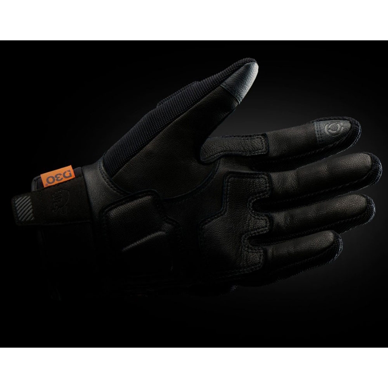 Guantes de moto Furygan Jet D3O Evo, color negro-verde