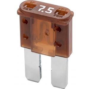 Fusible plano MIKRO II 7,5 A, 10 unidades.