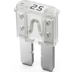 Fusible plano MIKRO II 25 A, 10 unidades.