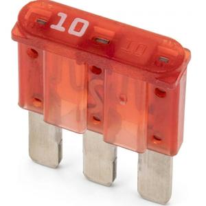 Fusible plano MIKRO III 10 A, 10 unidades.