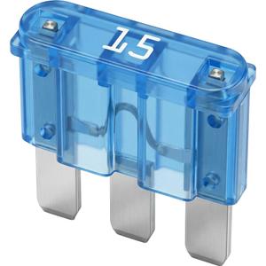 Fusible plano MIKRO III 15 A, 10 unidades.