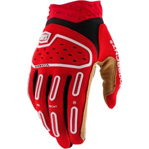 Guantes de motocross 100% Airmatic 2 rojo-negro