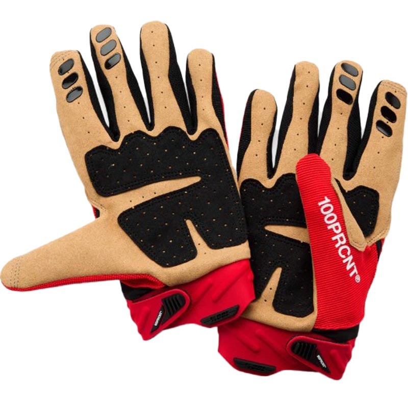 Guantes de motocross 100% Airmatic 2 rojo-negro