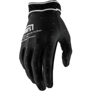 Guantes de motocross 100% Ridefit negros