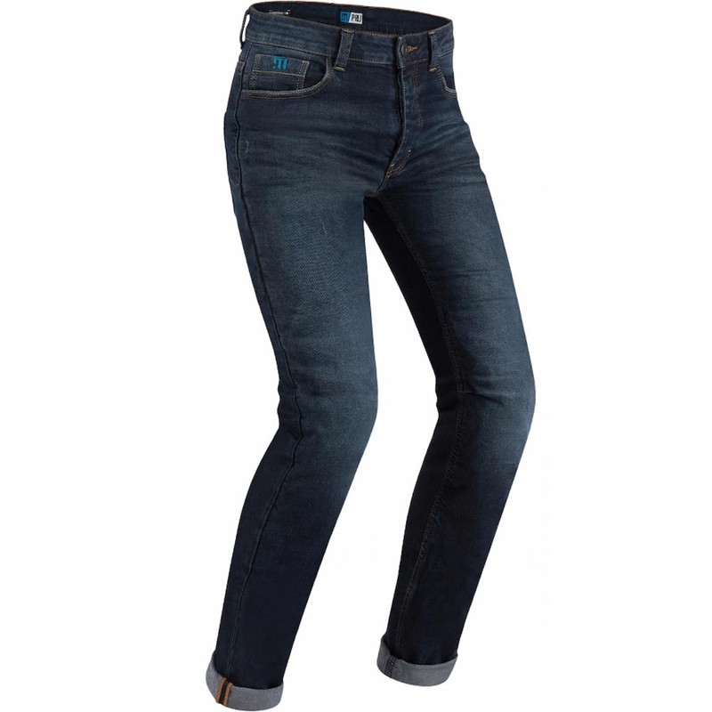 Vaqueros PMJ Caferacer Legend azul oscuro liquidación