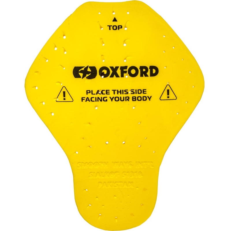 Protector de columna Oxford RB-Pi2 con inserto con certificación CE2, color amarillo