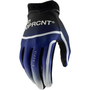 Guantes de motocross 100% Ridefit azules