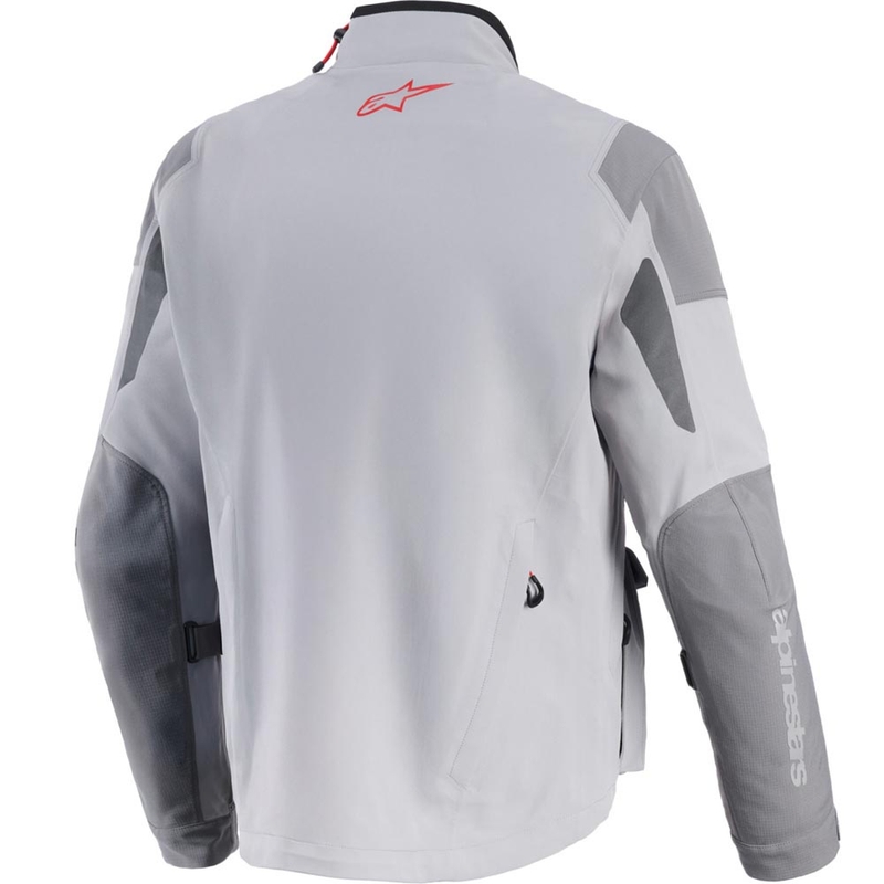 Chaqueta de moto Alpinestars Maxdura Drystar XF gris claro-gris oscuro
