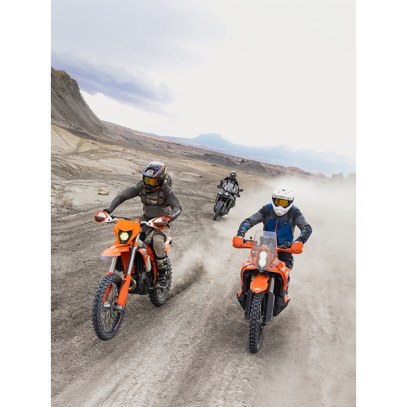 Chaqueta de moto Alpinestars Maxdura Drystar XF marrón-naranja