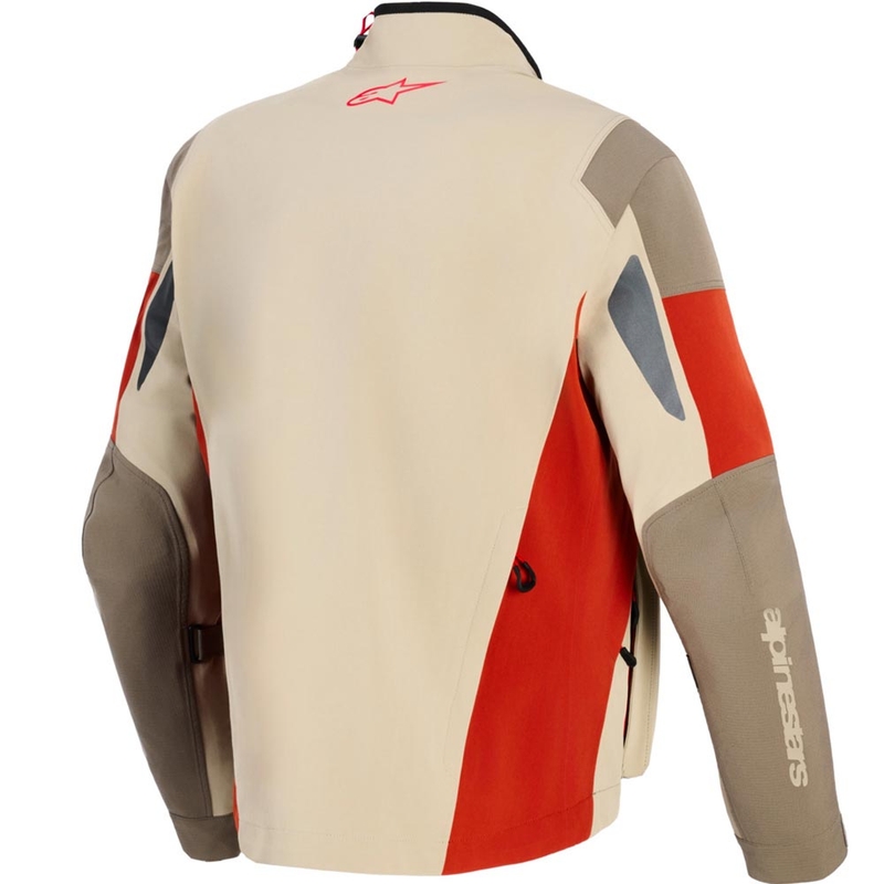 Chaqueta de moto Alpinestars Maxdura Drystar XF marrón-naranja