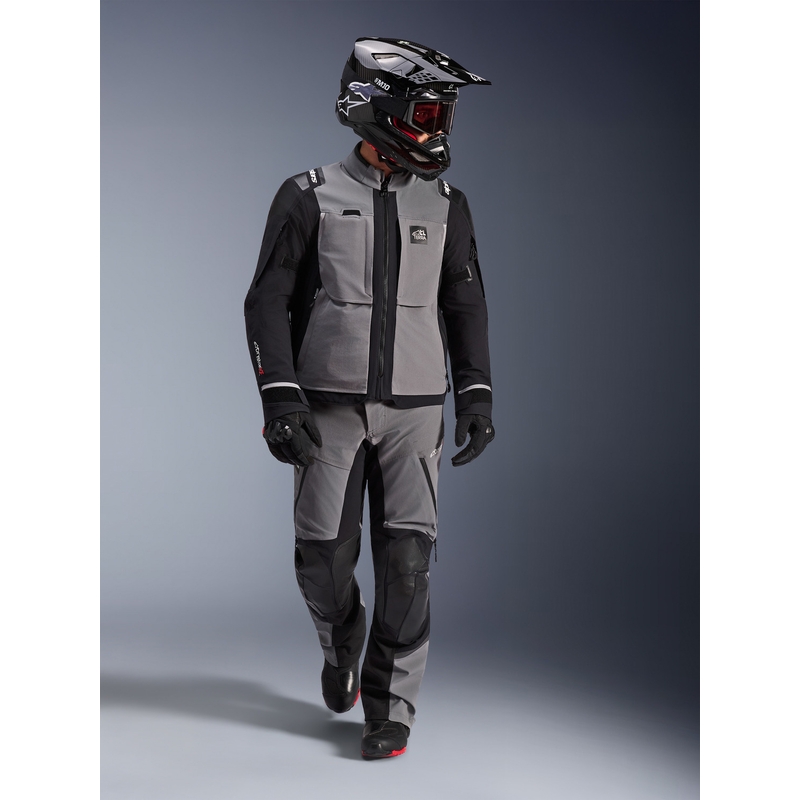 Chaqueta de moto Alpinestars Andes PRO Drystar XF Gris oscuro-Negro