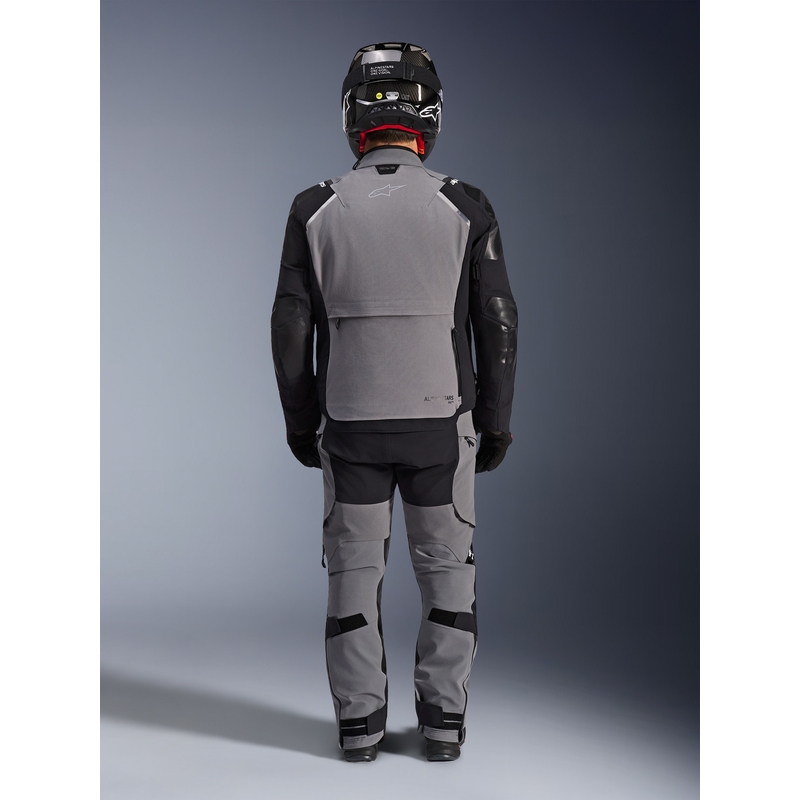 Chaqueta de moto Alpinestars Andes PRO Drystar XF Gris oscuro-Negro