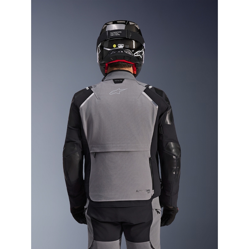 Chaqueta de moto Alpinestars Andes PRO Drystar XF Gris oscuro-Negro
