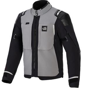 Chaqueta de moto Alpinestars Andes PRO Drystar XF Gris oscuro-Negro