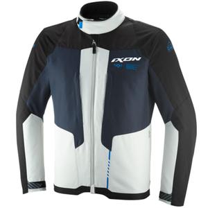 Chaqueta de moto IXON Tyr azul oscuro-gris-azul
