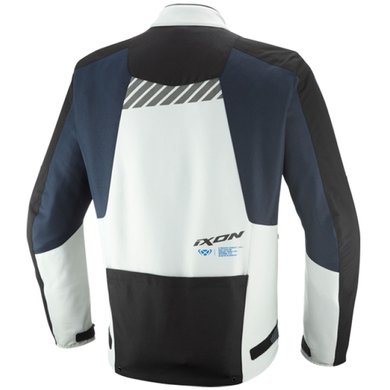 Chaqueta de moto IXON Tyr azul oscuro-gris-azul